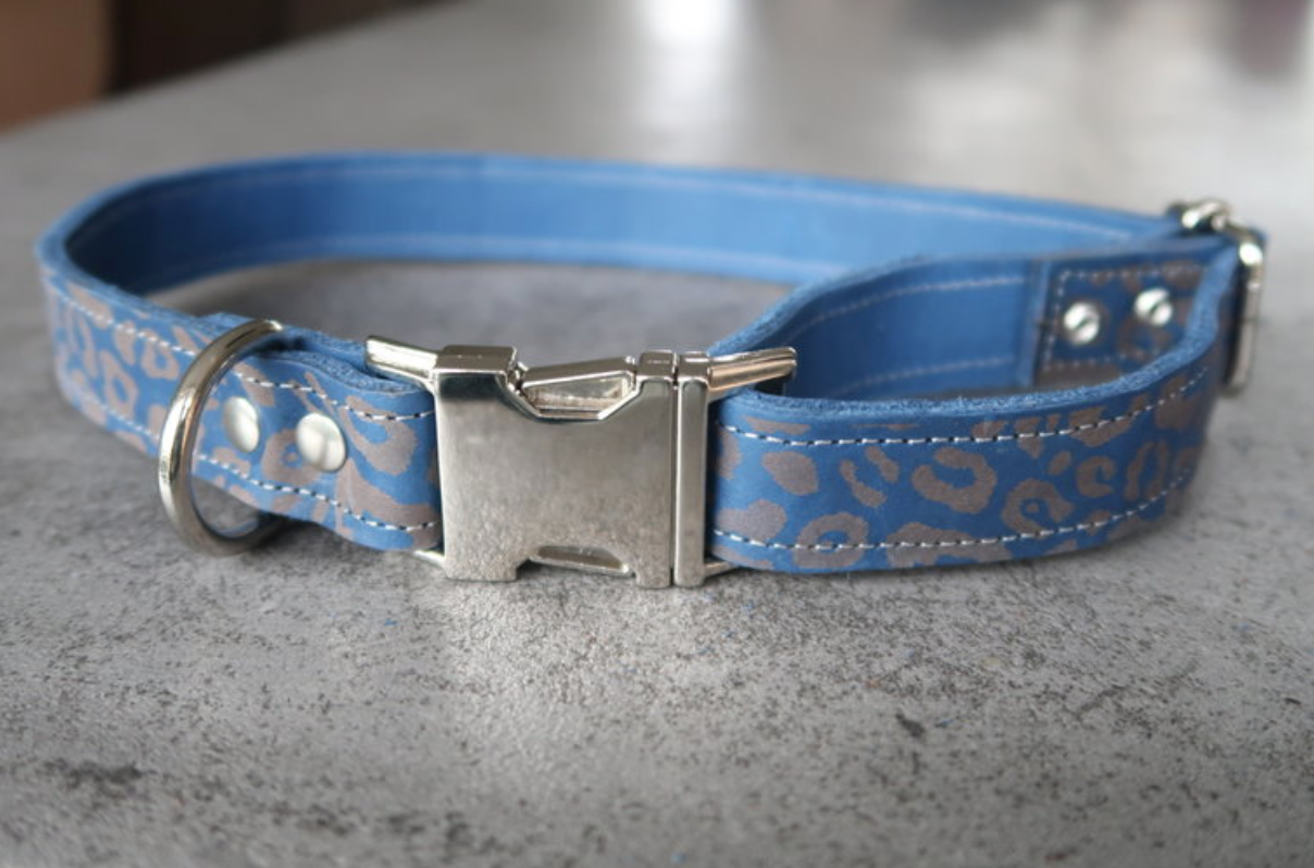 Meola Leather Dogs leather click collars SALE